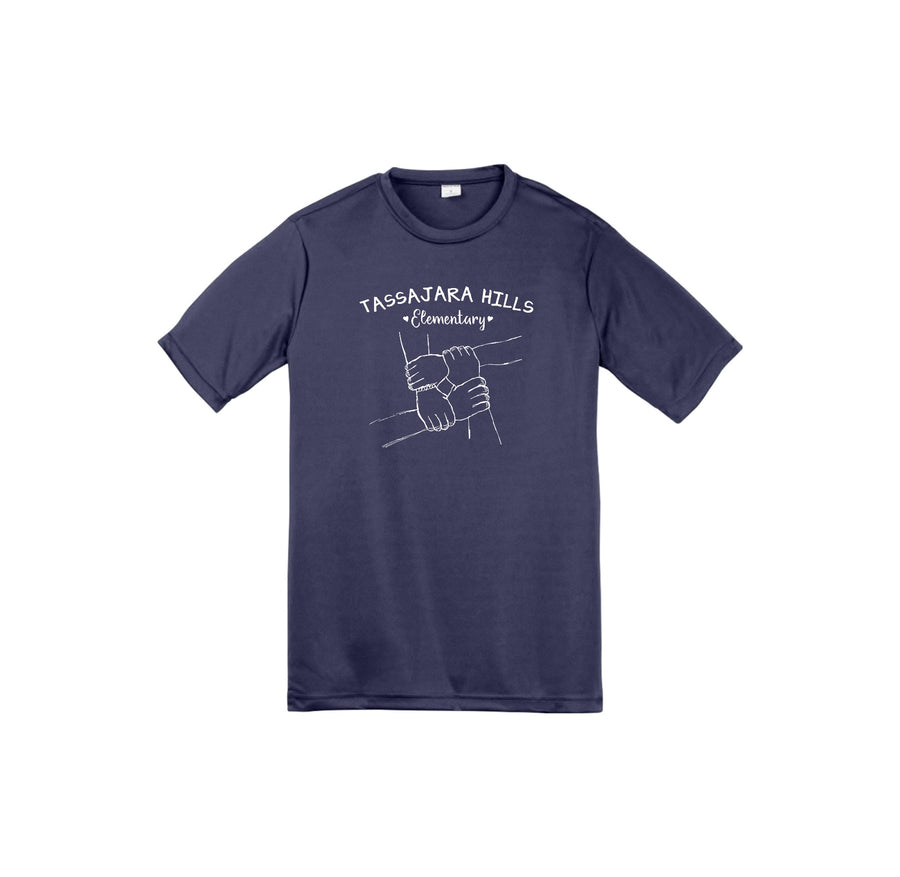 Tassajara-Youth Unisex Dri-Fit Shirt On-Demand Hands Logo