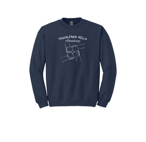 Tassajara-Adult Unisex Crewneck Sweatshirt On-Demand Hands Logo