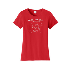 Tassajara-Womens Fan Favorite Tee On-Demand Hands Logo