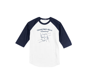 Tassajara-Adult Unisex Baseball Tee On-Demand Hands Logo