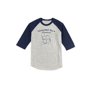 Tassajara-Youth Unisex Baseball Tee On-Demand Hands Logo