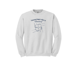 Tassajara-Adult Unisex Crewneck Sweatshirt On-Demand Hands Logo