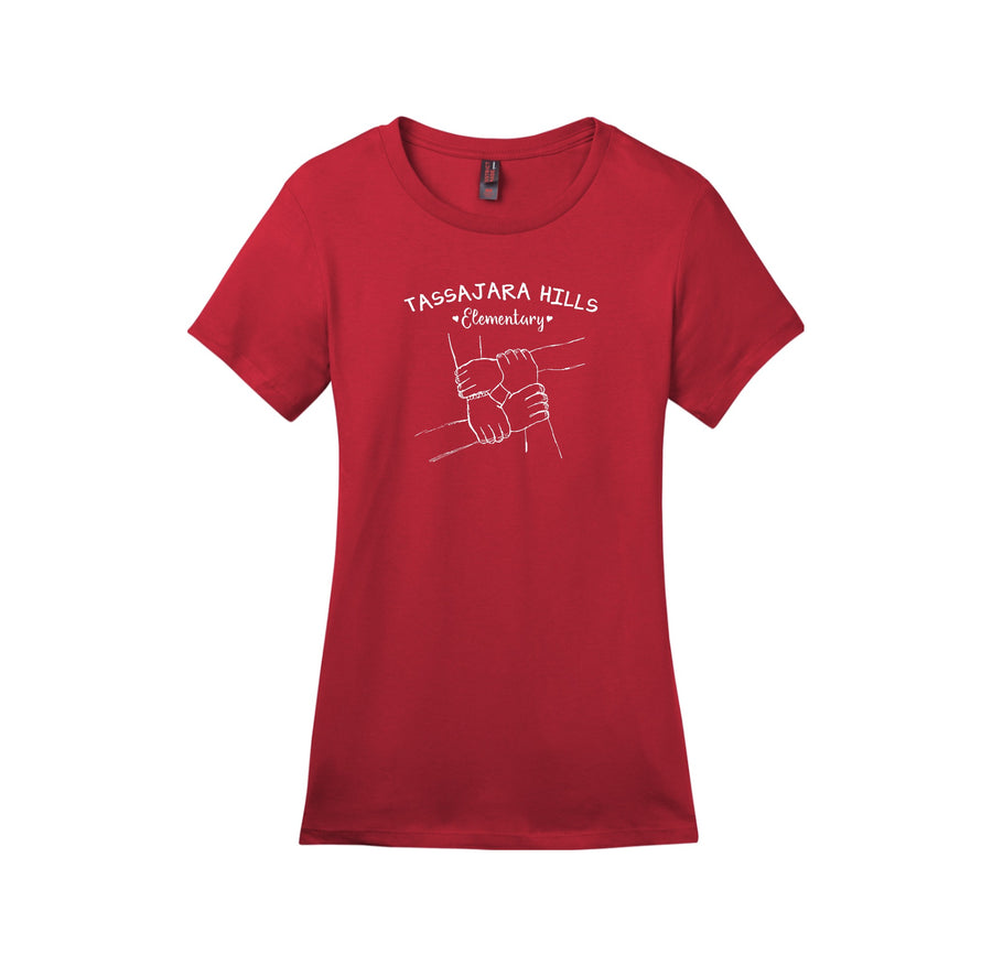 Tassajara-Womens Premium Tee On-Demand Hands Logo