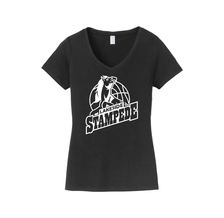 Lakeside Stampede Basketball On-Demand-Women's Fan Favorite V-Neck Tee On-Demand