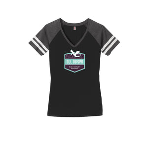 Del Obispo Dragon Spirit Wear 2023/24 On-Demand-Women's Premium Game V-Neck Tee On-Demand