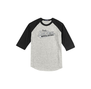 SSJSB 2024 On-Demand Store-Youth Unisex Baseball Tee On-Demand WHITE Logo