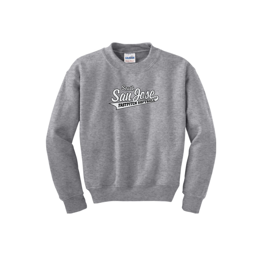 SSJSB 2024 On-Demand Store-Youth Unisex Crewneck Sweatshirt On-Demand WHITE Logo