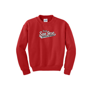 SSJSB 2024 On-Demand Store-Youth Unisex Crewneck Sweatshirt On-Demand WHITE Logo