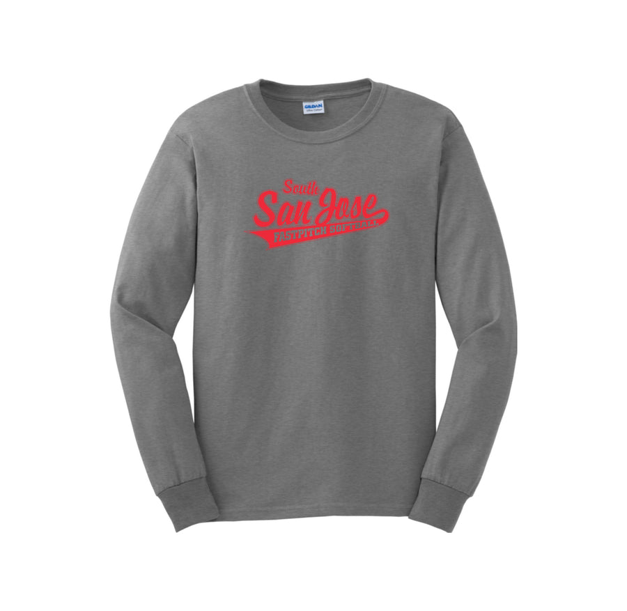 SSJSB-Adult Unisex Long Sleeve Tee On-Demand RED Logo