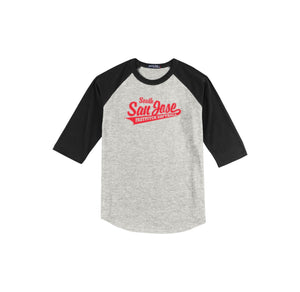 SSJSB 2024 On-Demand Store-Youth Unisex Baseball Tee On-Demand RED Logo