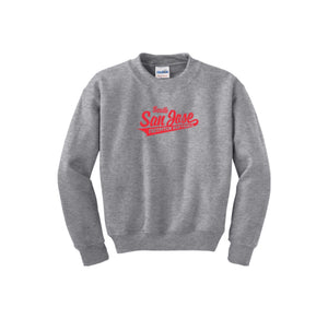 SSJSB 2024 On-Demand Store-Youth Unisex Crewneck Sweatshirt On-Demand RED Logo