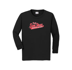 SSJSB 2024 On-Demand Store-Youth Unisex Long Sleeve Tee On-Demand RED Logo