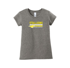 Saigling Elementary Spirit Wear 2023-24 On-Demand-Girls Youth Premium Tee On-Demand