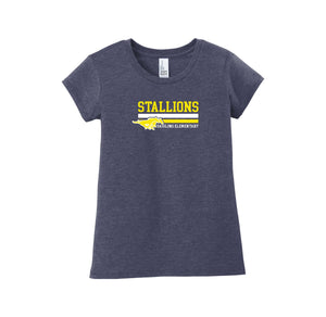 Saigling Elementary Spirit Wear 2023-24 On-Demand-Girls Youth Premium Tee On-Demand