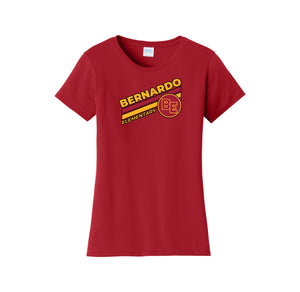 Bernardo Elementary-Womens Fan Favorite Tee Stripe Logo