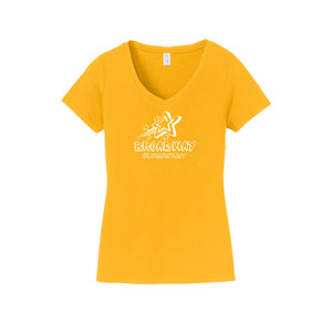 Broadway Elementary Spirit Wear 2024 On-Demand-Women's Fan Favorite V-Neck Tee On-Demand