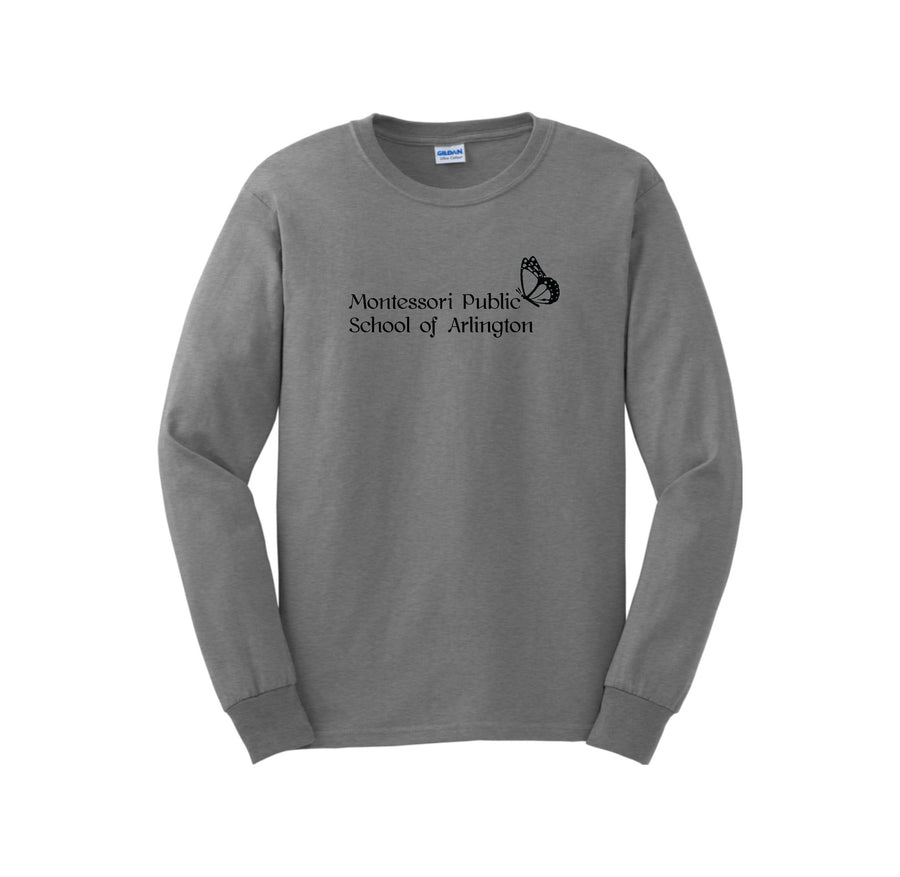 Montessori Public School of Arlington Spirit Wear 2023/24 On-Demand-Adult Unisex Long Sleeve Tee On-Demand