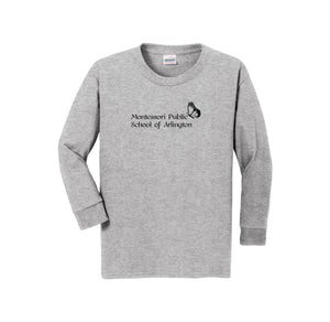 Montessori Public School of Arlington Spirit Wear 2023/24 On-Demand-Youth Unisex Long Sleeve Tee On-Demand