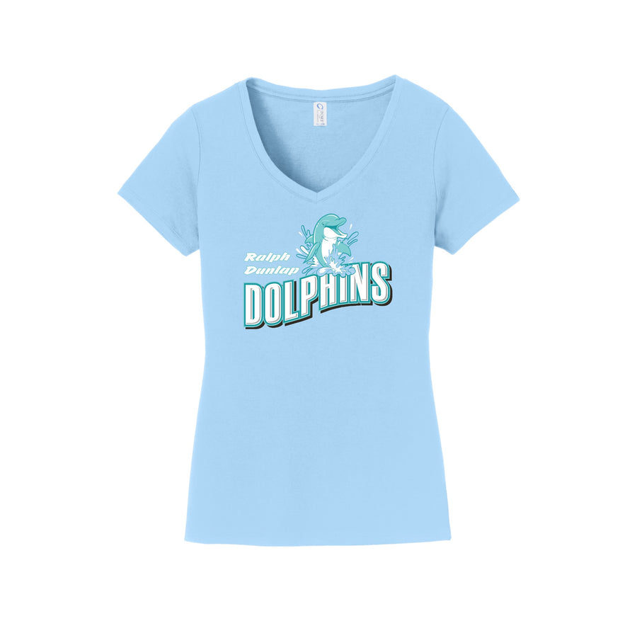 Ralph Dunlap Dolphin Spirit Wear 2023-24 On-Demand-Women's Fan Favorite V-Neck Tee On-Demand