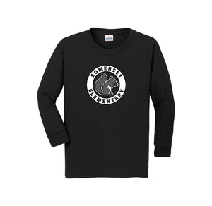 Somerset Elementary Spirit Wear 2023-24 On-Demand-Youth Unisex Long Sleeve Tee On-Demand Circle Logo