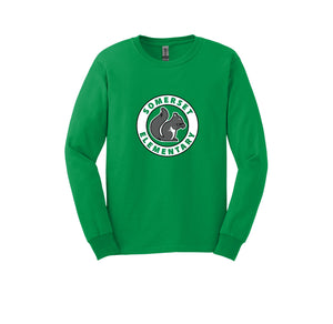 Somerset Elementary Spirit Wear 2023-24 On-Demand-Adult Unisex Long Sleeve Tee On-Demand Circle Logo