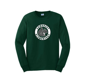 Somerset Elementary Spirit Wear 2023-24 On-Demand-Adult Unisex Long Sleeve Tee On-Demand Circle Logo