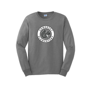 Somerset Elementary Spirit Wear 2023-24 On-Demand-Adult Unisex Long Sleeve Tee On-Demand Circle Logo