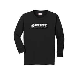 Somerset Elementary Spirit Wear 2023-24 On-Demand-Youth Unisex Long Sleeve Tee On-Demand Typographic Logo