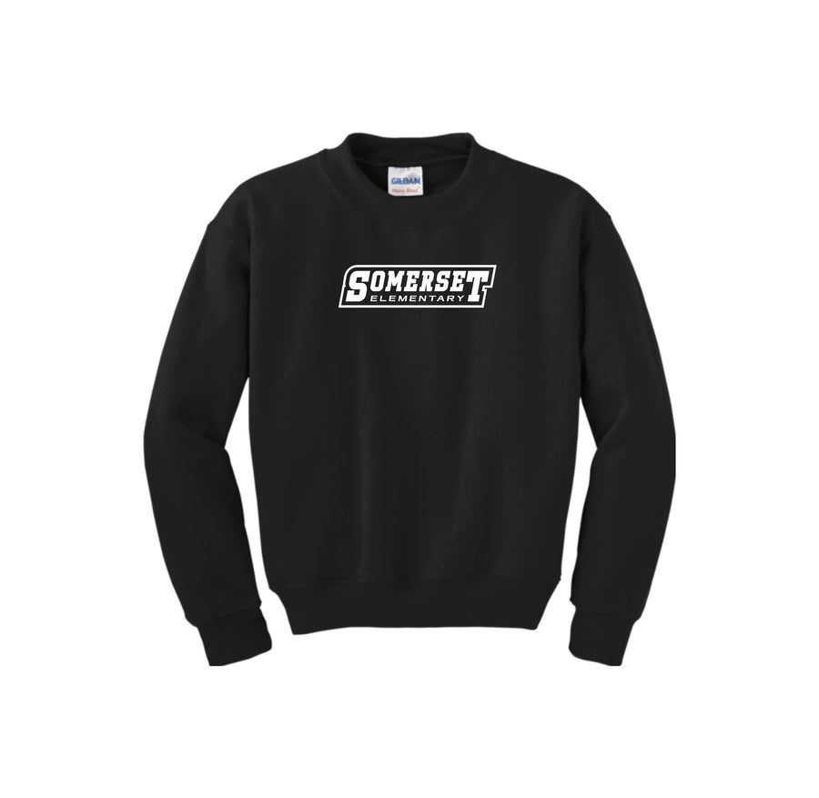 Somerset Elementary Spirit Wear 2023-24 On-Demand-Youth Unisex Crewneck Sweatshirt On-Demand Typographic Logo