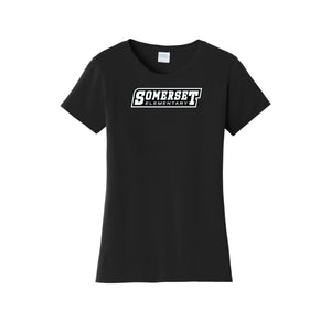 Somerset Elementary Spirit Wear 2023-24 On-Demand-Womens Fan Favorite Tee On-Demand Typographic Logo