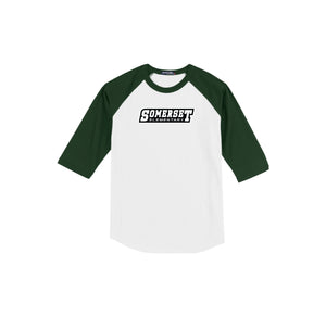 Somerset Elementary Spirit Wear 2023-24 On-Demand-Adult Unisex Baseball Tee On-Demand Typographic Logo