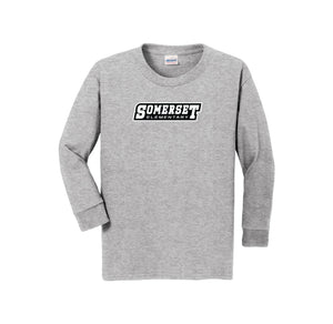 Somerset Elementary Spirit Wear 2023-24 On-Demand-Youth Unisex Long Sleeve Tee On-Demand Typographic Logo