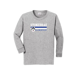 Stonebrae Elementary Spirit Wear 2023-24 On-Demand-Youth Unisex Long Sleeve Tee On-Demand