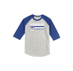 Stonebrae Elementary Spirit Wear 2023-24 On-Demand-Youth Unisex Baseball Tee On-Demand