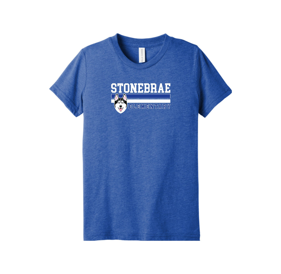 Stonebrae Elementary Spirit Wear 2023-24 On-Demand-Youth Unisex Premium Triblend Short Sleeve Tee On-Demand