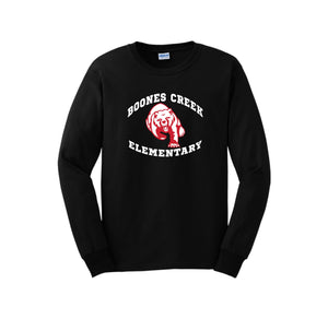 Boones Creek Elementary Spirit Wear 2023-24 On-Demand-Adult Unisex Long Sleeve Tee On-Demand Bear Logo