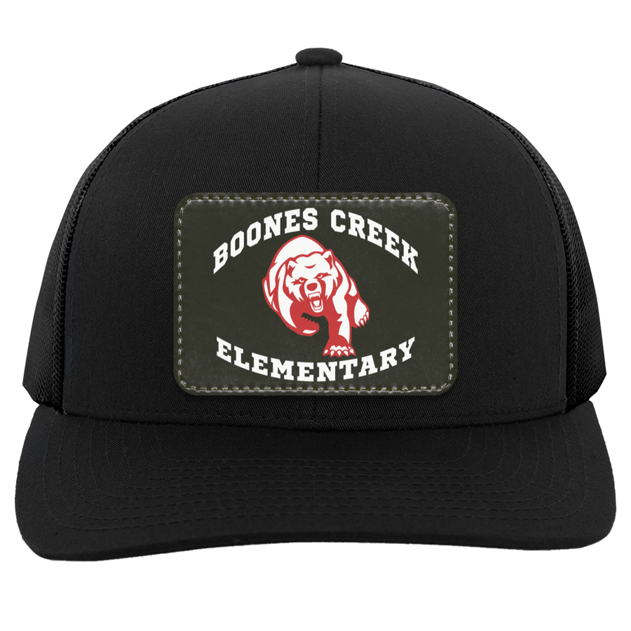 Boones Creek Elementary Spirit Wear 2023-24 On-Demand-104C Trucker Snap Back - Rectangle Patch