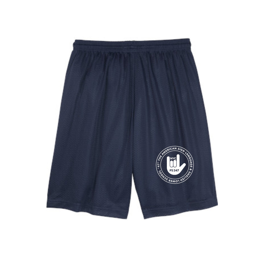 P.S. 347 ASL School Spirit Wear 2023/24 On-Demand-Youth Sport-Tek PosiCharge Classic Mesh Short On-Demand