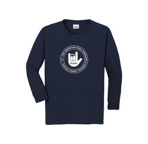 P.S. 347 ASL School Spirit Wear 2023/24 On-Demand-Youth Unisex Long Sleeve Tee On-Demand