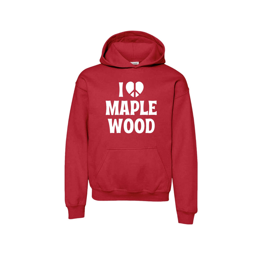 Maplewood Elementary Spirit Wear 2023-24 On-Demand-Youth Unisex Hoodie I love Design