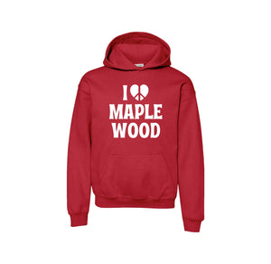 Maplewood Elementary Spirit Wear 2023-24 On-Demand-Youth Unisex Hoodie I love Design