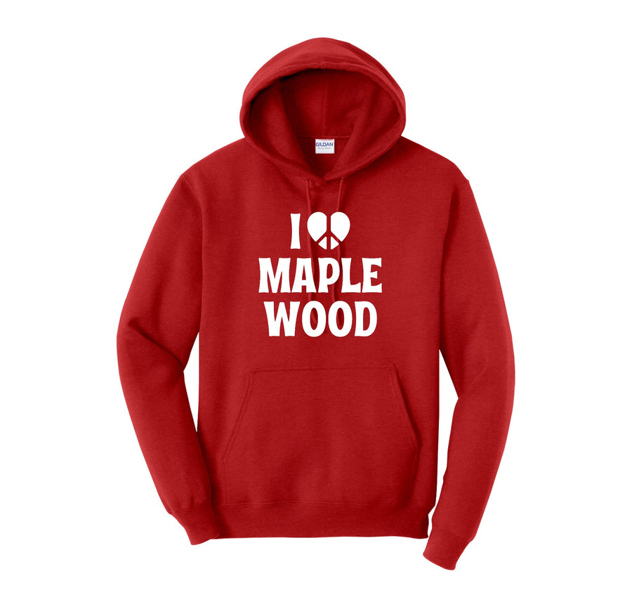 Maplewood Elementary Spirit Wear 2023-24 On-Demand-Adult Unisex Hoodie I love Design