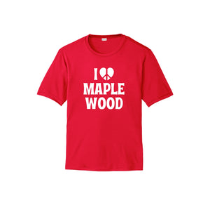 Maplewood Elementary Spirit Wear 2023-24 On-Demand-Adult Unisex Dri-Fit Shirt I love Design