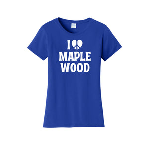 Maplewood Elementary Spirit Wear 2023-24 On-Demand-Womens Fan Favorite Tee I love Design