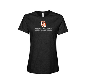 Village Academy Spirit Wear 2023-24 On-Demand-Women’s Premium Relaxed CVC Tee On-Demand VA Logo