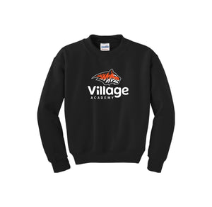 Village Academy Spirit Wear 2023-24 On-Demand-Youth Unisex Crewneck Sweatshirt On-Demand