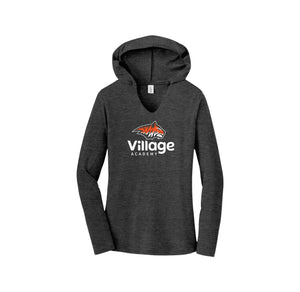 Village Academy Spirit Wear 2023-24 On-Demand-Women's Premium Perfect Tri Long Sleeve Hoodie On-Demand