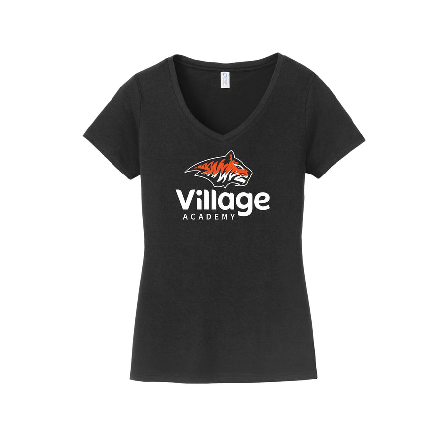 Village Academy Spirit Wear 2023-24 On-Demand-Women's Fan Favorite V-Neck Tee On-Demand