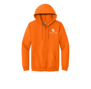 Village Academy Spirit Wear 2023-24 On-Demand-Adult Unisex Full-Zip Hooded Sweatshirt On-Demand VA Logo