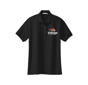 Village Academy Spirit Wear 2023-24 On-Demand-Womens Silk Touch Polo On-Demand Tiger Logo